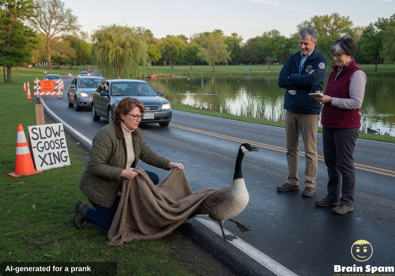 Esme Caldwell's Gentle Care For Pond Goose Brings Town Together